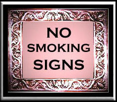 No Smoking Signs