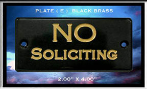 Orthographic Engraving Company: Custom Brass Plaques