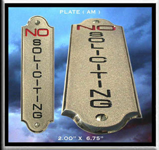 Orthographic Engraving Company: Custom Brass Plaques