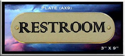 Orthographic Engraving Company: Custom Brass Plaques