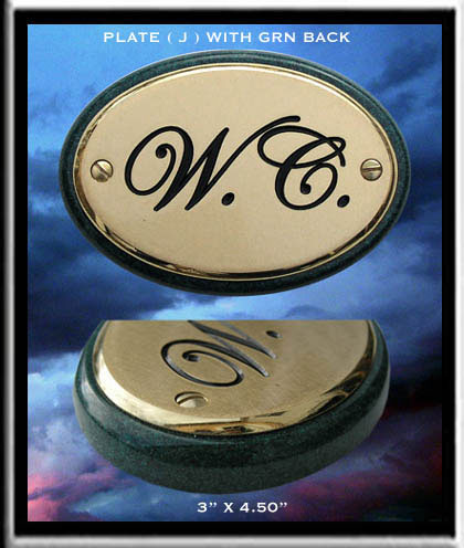 Orthographic Engraving Company: Custom Brass Plaques